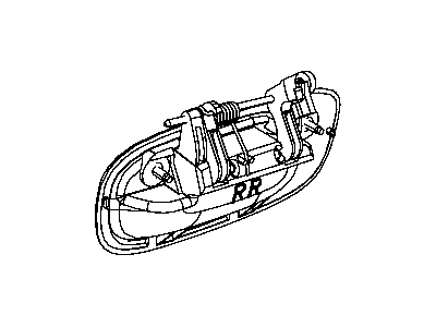 2006 Dodge Charger Door Handle - YS97ZR3AE