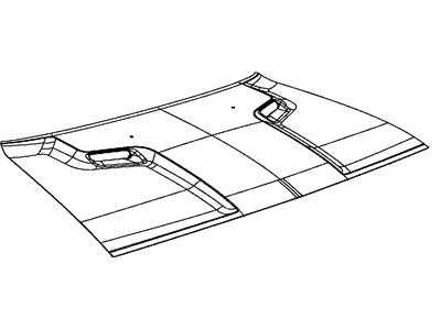 Mopar 68054456AC Hood Panel