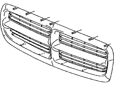 2003 Dodge Durango Grille - 5EH12AGW