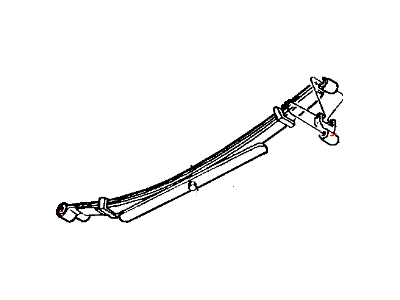 Mopar 52106019AE Rear Leaf Spring