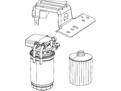 2013 Dodge Grand Caravan Fuel Filter - 68105665AA