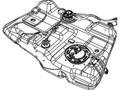 Mopar 68079329AB Fuel Gas Tank