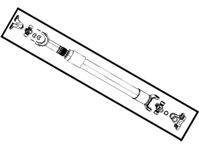 2018 Ram 4500 Drive Shaft - 52123047AC