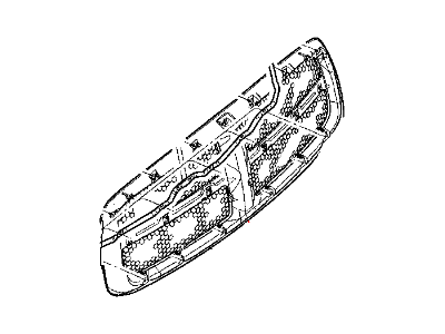 Mopar 5JY10ZBJAB Grille-Radiator