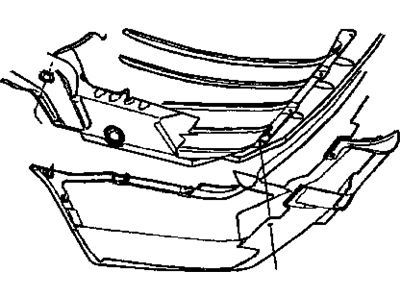 Mopar 5015523AA RETNR Pkg-FASCIA