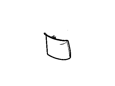 Mopar 5FA73XDVAB Molding-D-Pillar Trim