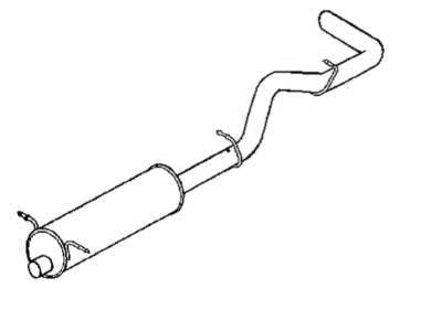 Dodge Dakota Tail Pipe - E0055294AA