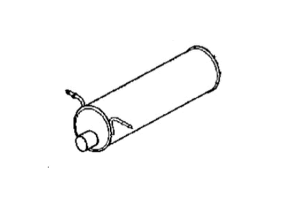 2002 Dodge Dakota Muffler - 52103247AA