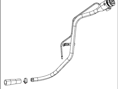 2014 Chrysler 300 Fuel Filler Neck - 4584554AH