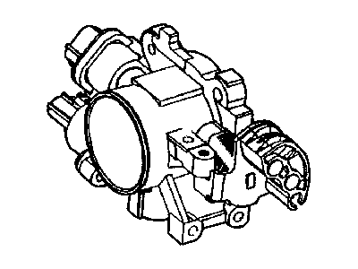 2002 Dodge Stratus Throttle Body - 4591489AB