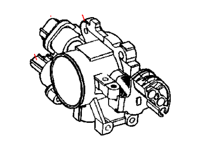 2006 Dodge Stratus Throttle Position Sensor - 4606397AA