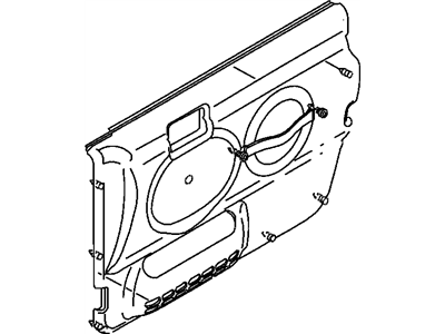 Mopar 5DY671J3AE Panel-Door Trim