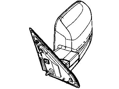 Mopar 55372069AD Outside Rear View Mirror