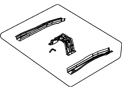 Mopar 5155111AF Rail-Front Floor Pan