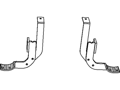 Mopar 68020970AA Bracket Kit-Side Step