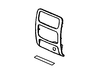 Mopar 56052271AA Bezel-Instrument Panel