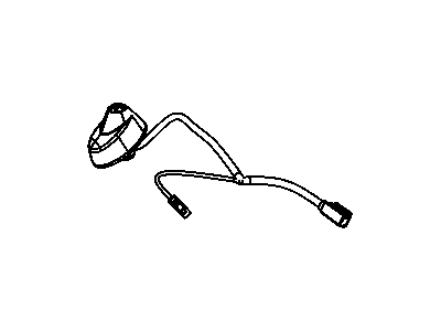 Mopar 5064771AB Antenna-Base Cable And Bracket