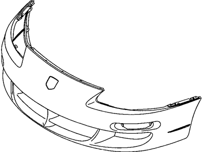 Mopar MR296445 Front Bumper Cover