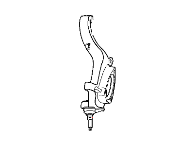 Mopar 52088652AD Suspension Knuckle Front Right