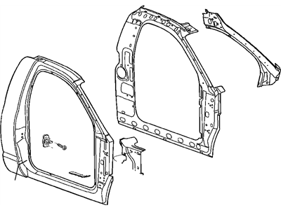 Mopar 5179203AA Panel-Body Side Aperture