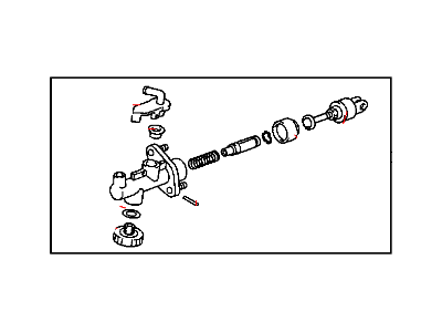 2001 Chrysler Sebring Clutch Master Cylinder - MR519868