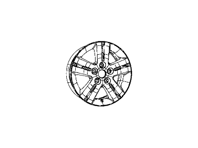 Mopar ZX30DSLAF Aluminum Wheel