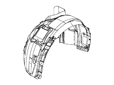 Mopar 68102923AB Shield-WHEELHOUSE