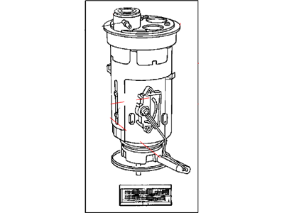 2004 Dodge Ram 3500 Fuel Pump - 5104697AA