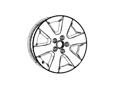 2010 Dodge Journey Spare Wheel - 1EK85PAKAB