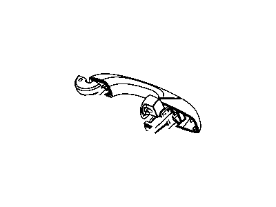 Chrysler Sebring Door Handle - 4589187AA