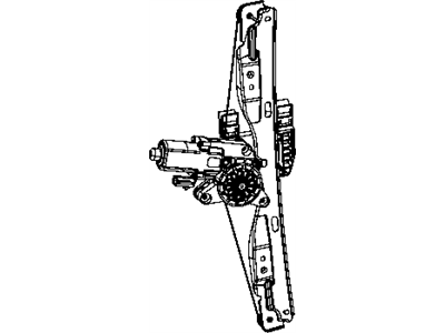 2011 Chrysler 200 Window Motor - 68021447AA