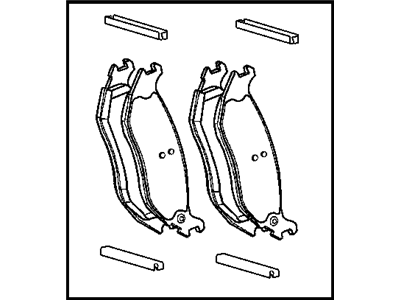 Mopar 5083882AC Shoe Kit-Disc Brake