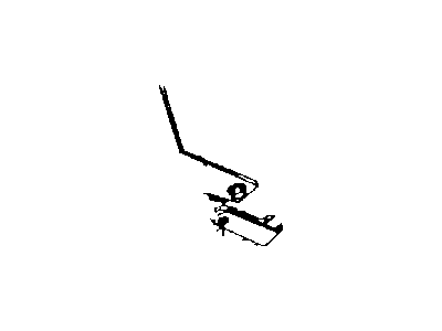 Mopar 4616248 RETAINER-Parking Brake Cable