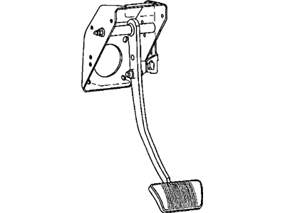 Mopar 52089244AE Pedal-Non Adjustable