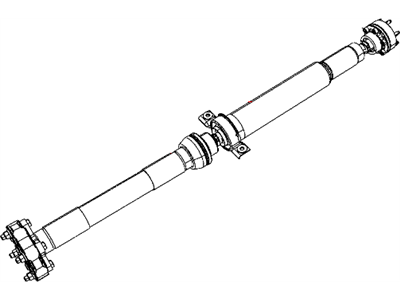 2012 Dodge Durango Drive Shaft - 52123471AF