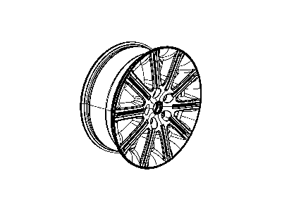 Mopar 52013870AE Aluminum Wheel