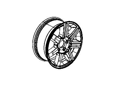 Mopar 52013710AA Aluminum Wheel