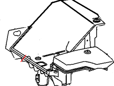 2004 Dodge Ram 2500 Battery Tray - 55275831AA