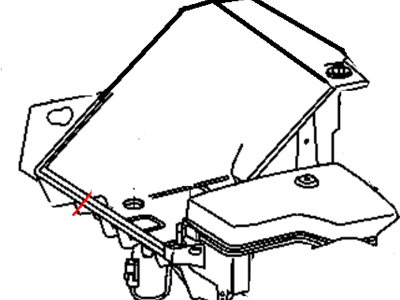 2005 Dodge Ram 2500 Battery Tray - 55275831AA