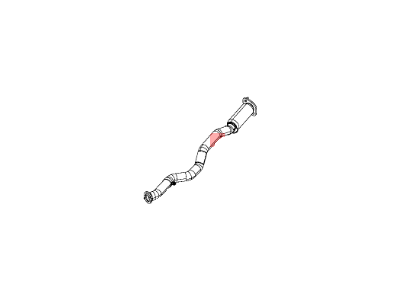 Mopar 68105882AC PIPE-EXHAUST FRONT