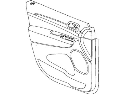 Mopar 1NC25DX9AB Cover-Release Handle Bezel