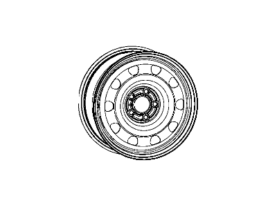 2012 Dodge Dart Spare Wheel - 68086001AA