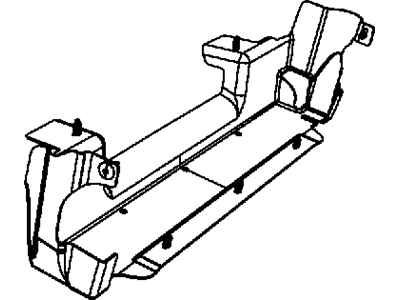 Mopar 55056554AC Seal-Radiator Lower