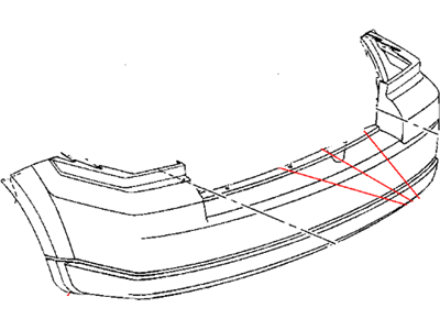 Dodge Caliber Bumper - 1AM25TZZAC