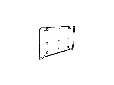 Mopar 5113524AA Bracket-License Plate