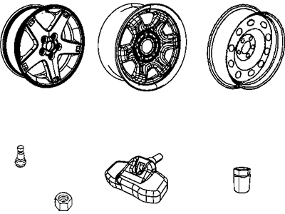 Mopar 52000430AB Steel Wheel