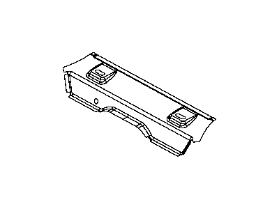 Mopar 68078167AA CROSMEMBE-Rear Seat