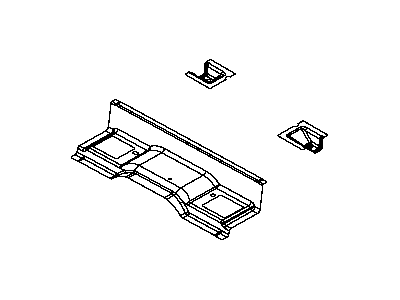 Mopar 5067952AB CROSSMEMBER-Rear Floor