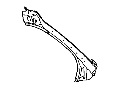 Mopar 55276409AB REINFMNT-Front Side Rail To Dash