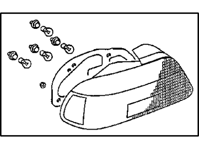 Mopar MR296338 Lamp Pkg Tail Stop Turn